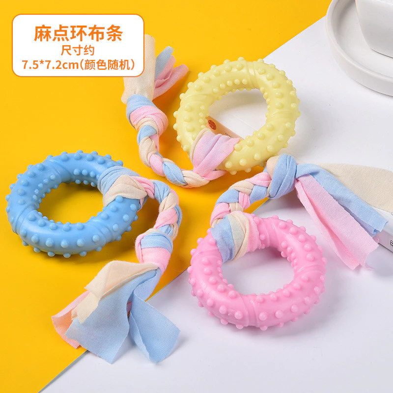 XƯƠNG GẶM CAO SU CHO CHÓ GẶM SẠCH RĂNG MÀU NGẪU NHIÊN - Ảnh 7