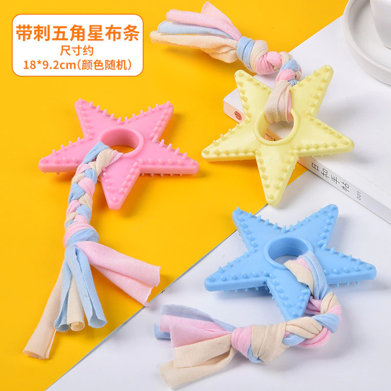 XƯƠNG GẶM CAO SU CHO CHÓ GẶM SẠCH RĂNG MÀU NGẪU NHIÊN - Ảnh 6