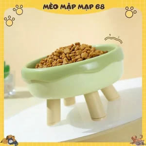 Alternative view of Bát Ăn Cho Chó Mèo 2 Trong 1, Nhựa PP An Toàn