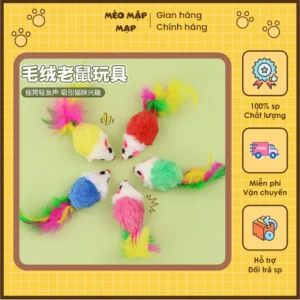 Con chuột giả, đồ chơi cho mèo đuổi bắt