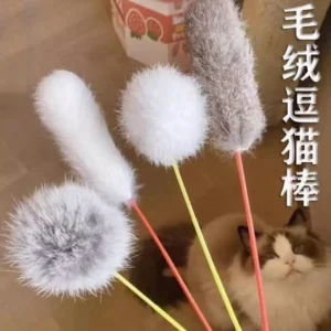 Alternative view of Đồ chơi tương tác bằng lông thỏ mềm mại cho mèo cưng
