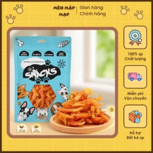 Thịt Gà Và Khoai Tây Cắt Nhỏ Cho Thú Cưng 50GRAM - Snack Bánh Thưởng 100% Tự Nhiên Thơm Ngon Bổ Dưỡng