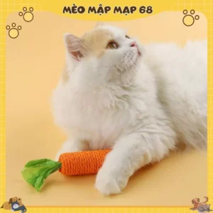 Alternative view of Đồ chơi gặm cắn cho mèo hình củ cà rốt