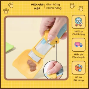 Thanh Đẩy Súp Thưởng Cho Mèo - Muỗng Ăn Súp Thưởng Cho Thú Cưng Tiện Lợi