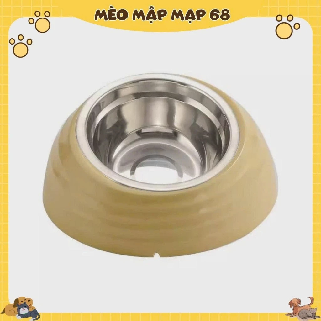 Bát Thép Không Gỉ Mèo, Bát Cho Chó Bát Ăn Bảo Vệ Cổ Mèo, Bát Thức Ăn Cho Chó. - Ảnh 5
