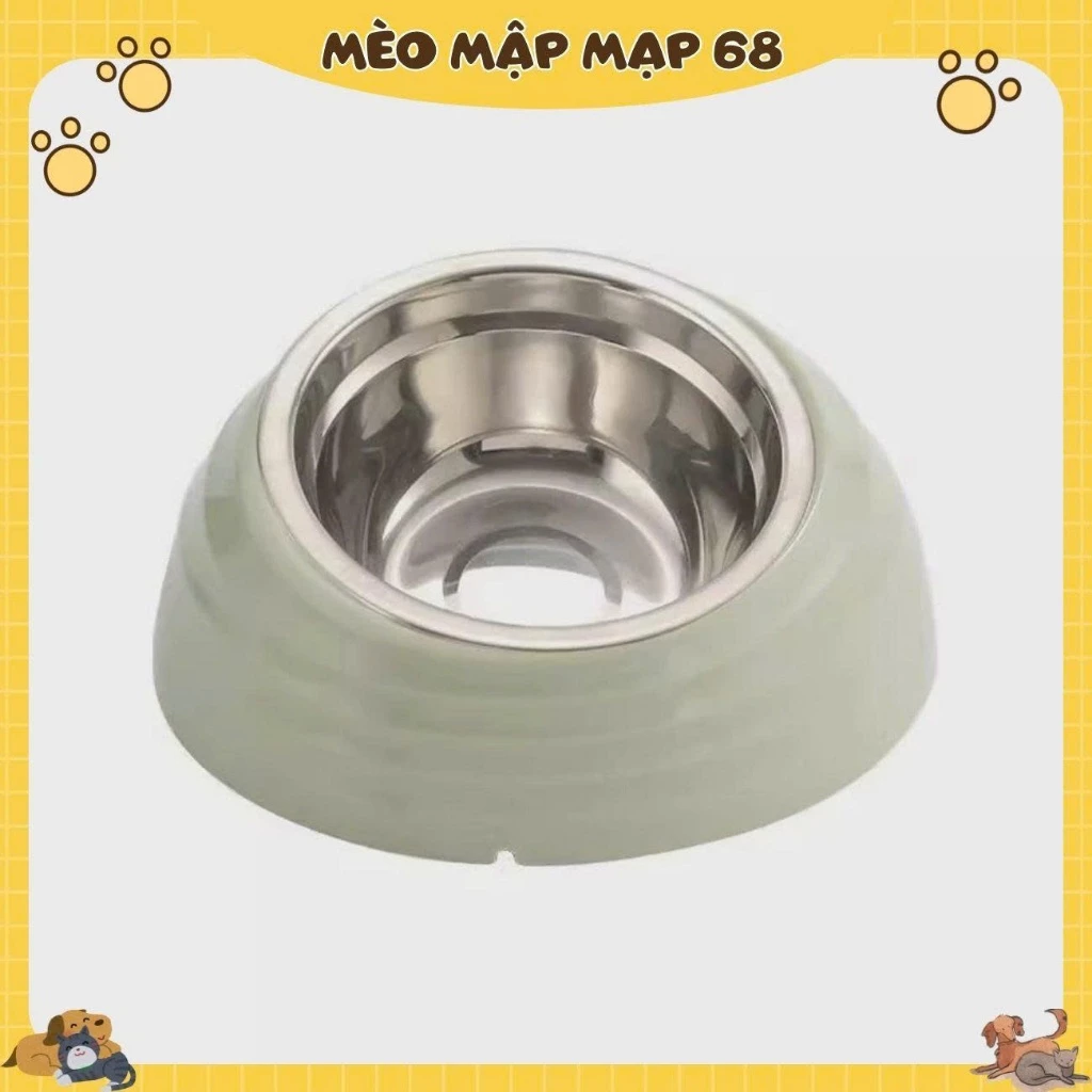 Bát Thép Không Gỉ Mèo, Bát Cho Chó Bát Ăn Bảo Vệ Cổ Mèo, Bát Thức Ăn Cho Chó. - Ảnh 6