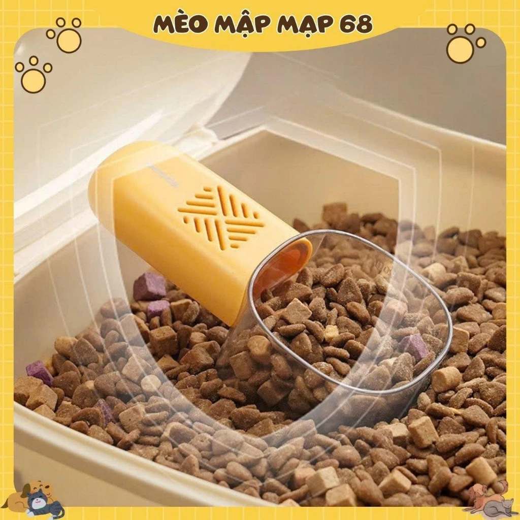 Muỗng đựng thức ăn gia dụng UUMIR, Đa chức năng, Muỗng đo độ ẩm và chống côn trùng PET - Ảnh 4