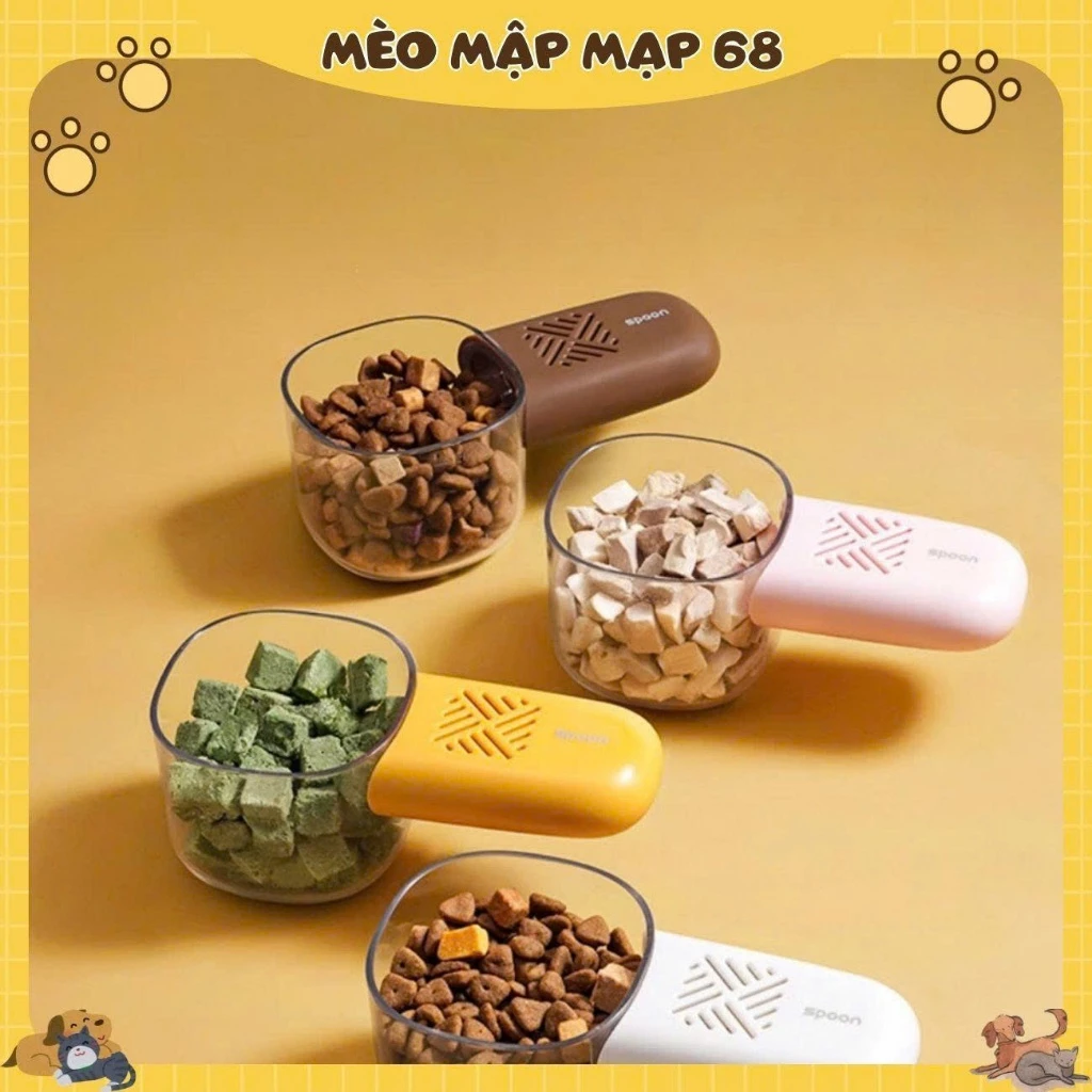 Muỗng đựng thức ăn gia dụng UUMIR, Đa chức năng, Muỗng đo độ ẩm và chống côn trùng PET - Ảnh 3