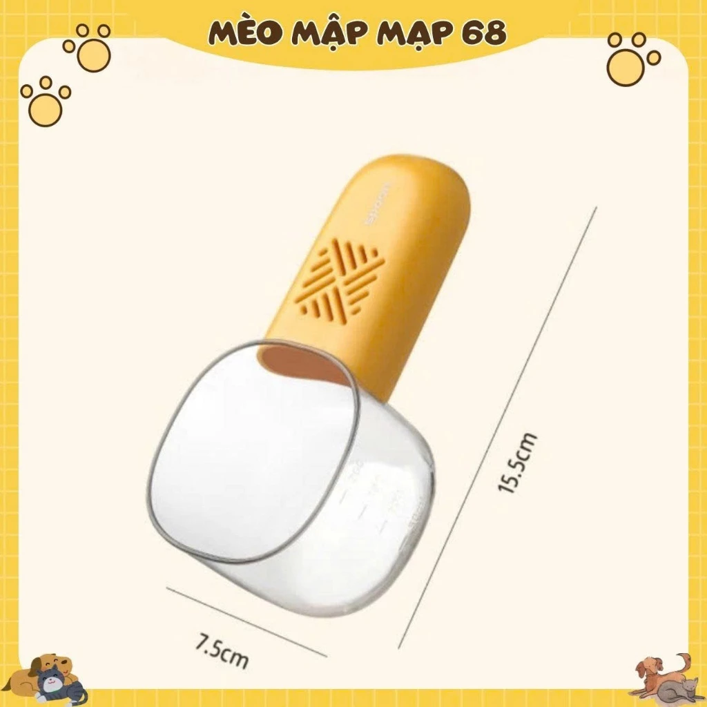 Muỗng đựng thức ăn gia dụng UUMIR, Đa chức năng, Muỗng đo độ ẩm và chống côn trùng PET - Ảnh 6