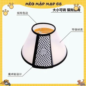 Alternative view of (Free Size) Loa Bảo Hộ Chống Liếm, Cắn Cho Chó Mèo, Hỗ Trợ Phục Hồi Sau Chấn Thương