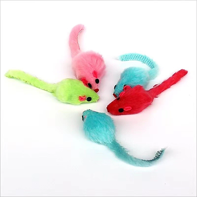 Combo 5 con Chuột Nhồi Bông Đồ Chơi Cho Mèo Cưng - Ảnh 3