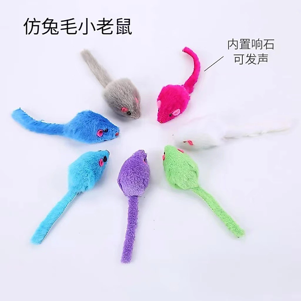 Combo 5 con Chuột Nhồi Bông Đồ Chơi Cho Mèo Cưng - Ảnh 5