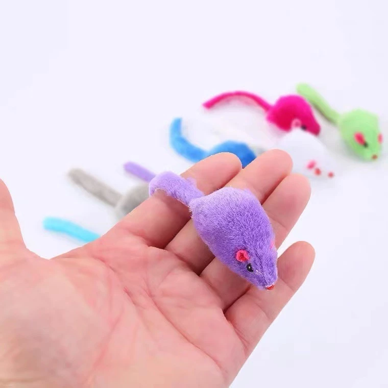 Combo 5 con Chuột Nhồi Bông Đồ Chơi Cho Mèo Cưng - Ảnh 2