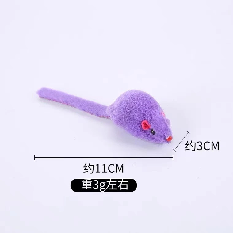 Combo 5 con Chuột Nhồi Bông Đồ Chơi Cho Mèo Cưng - Ảnh 4